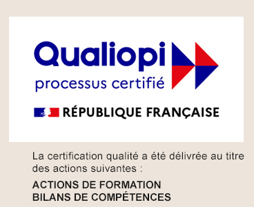 Processus certifié qualiopi avec action de formation et bilan de compétences